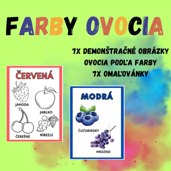 Farby ovocia