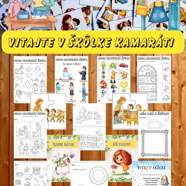 Vitajte v škôlke kamaráti / kto sa o nás v škôlke stará 