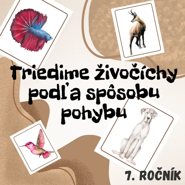 Triedime živočíchy podľa spôsobu pohybu