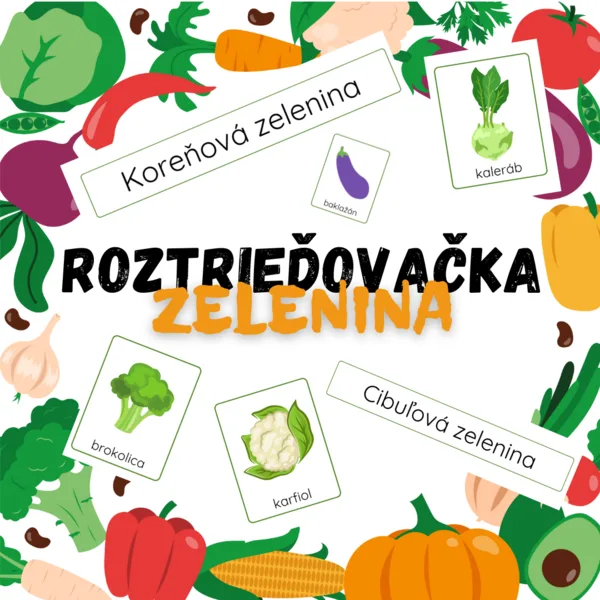 Roztrieďovačka - Zelenina
