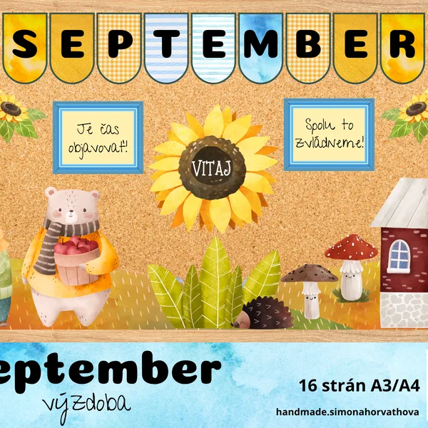 September, Výzdoba triedy, Nástenka, Začiatok školského roku