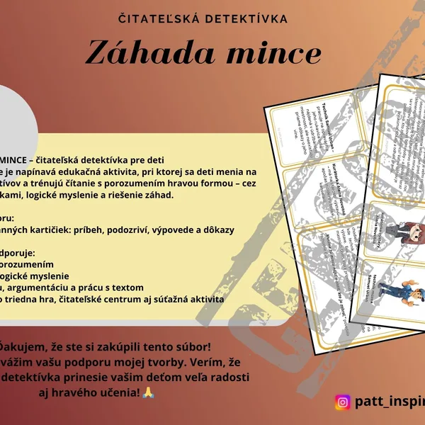 Čitateľská detektívka - Záhada mince