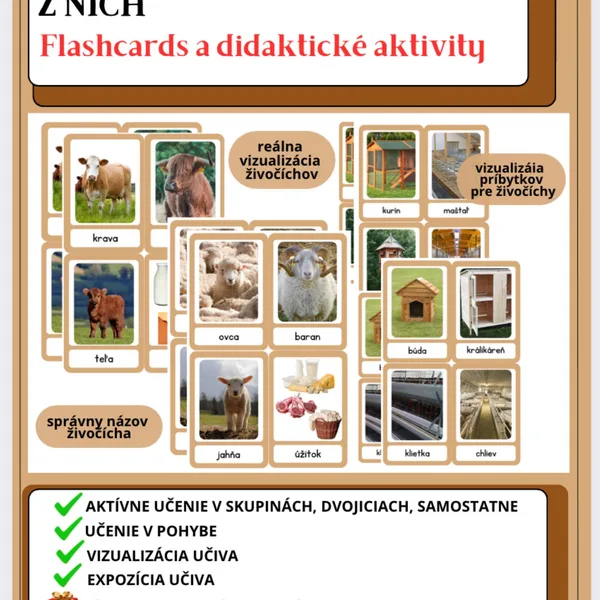 CHOV ŽIVOČÍCHOV A ÚŽITOK Z NICH: domáce - hospodárske zvieratá
