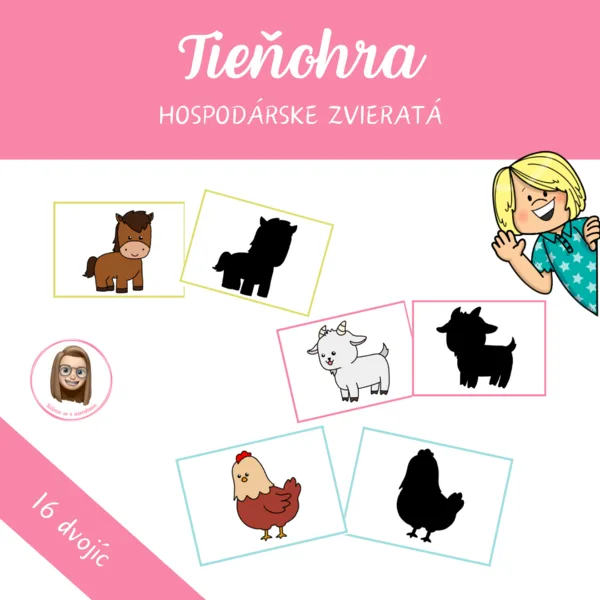 Hospodárske zvieratá - tieňohra