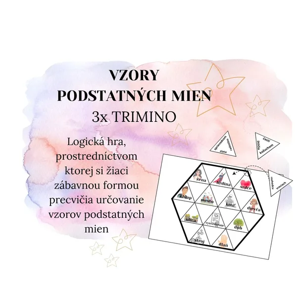 Vzory podstatných mien - trimino
