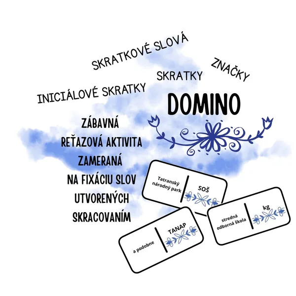 Slová utvorené skracovaním - domino