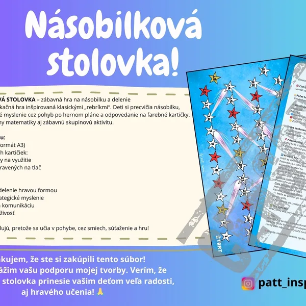 Násobilková stolovka