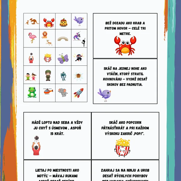 BINGO v pohybe