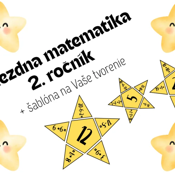 🌟Hviezdna matematika 2.roč. (Prechod cez 10 do 20)🌟