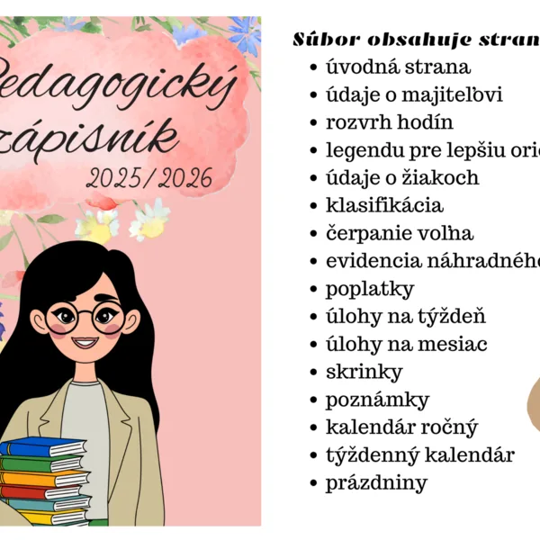 Pedagogický zápisník 2025/26