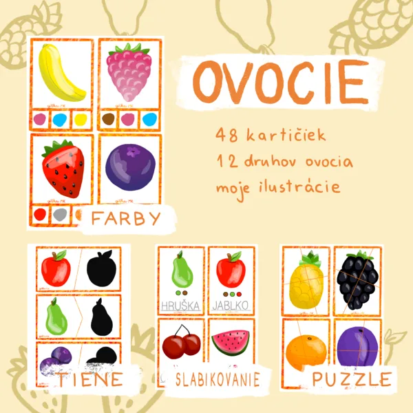 Ovocie - úlohy
