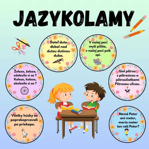 Jazykolamy pre deti, ranný kruh