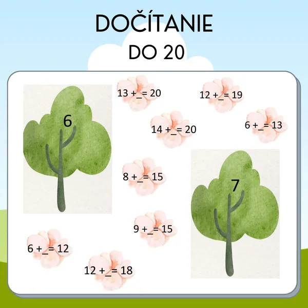 Dočítanie do 20