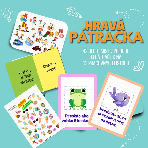 Hravá pátračka / postreh, hra, ranné kruhy, rozcvička, pozornosť