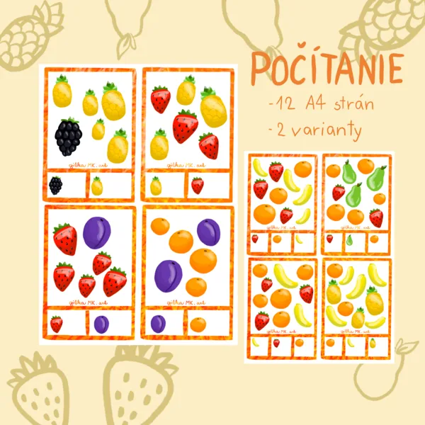 Ovocie - počítanie