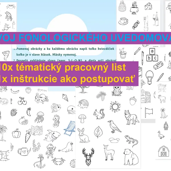 Hláskovnie - Rozvoj fonologického uvedomovania