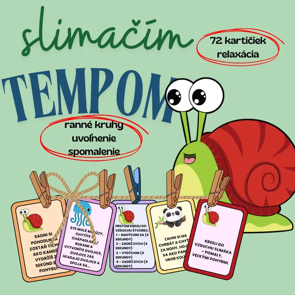 Slimačím tempom/ ranné kruhy, uvoľnenie, spomalenie, zvládnutie stresu