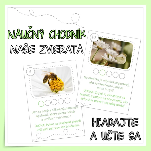 NÁUČNÝ CHODNÍK- Naše zvieratá