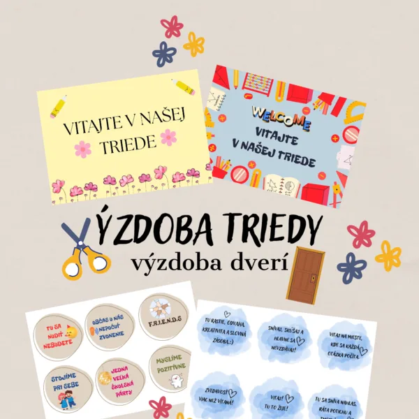 Výzdoba triedy - výzdoba dverí