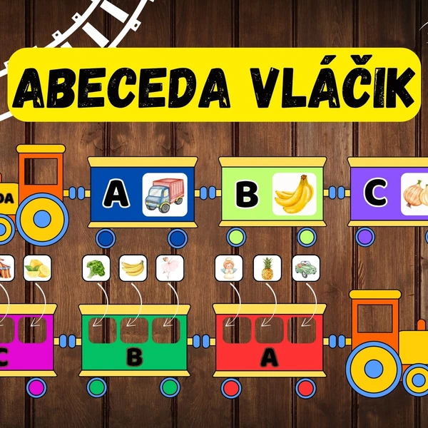 Abeceda - vláčik 