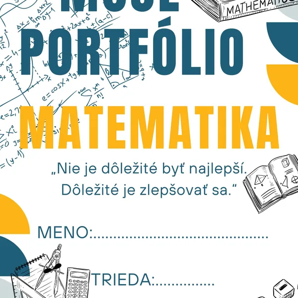 Portfólio Matematika - úvodné strany