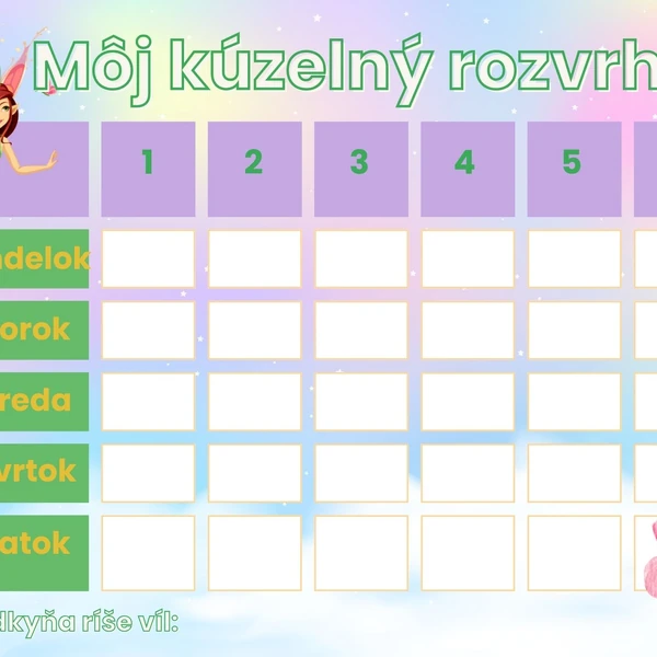 Balíček na začiatok školského roka - Kúzelný svet