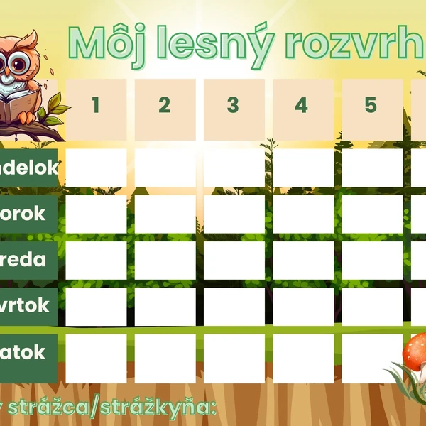 Balíček na začiatok školského roka - Lesné dobrodružstvo