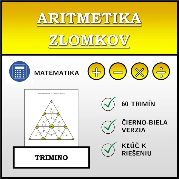 Trimino - Aritmetika zlomkov | matematika