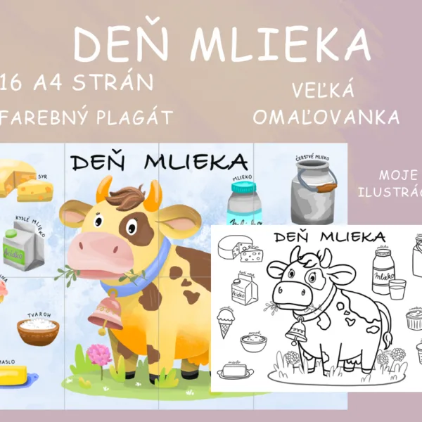 Deň mlieka - plagát