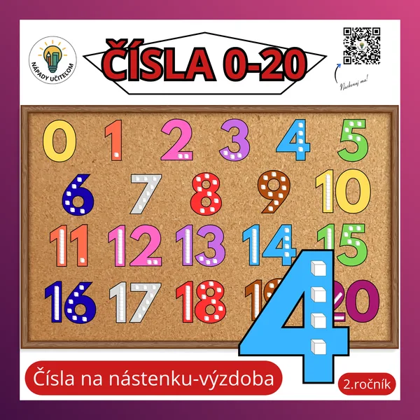 Čísla 0-20 - výzdoba