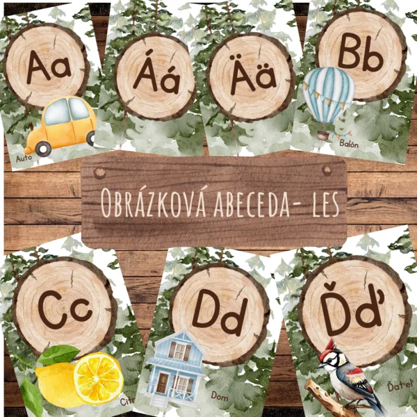 Obrázková abeceda- les