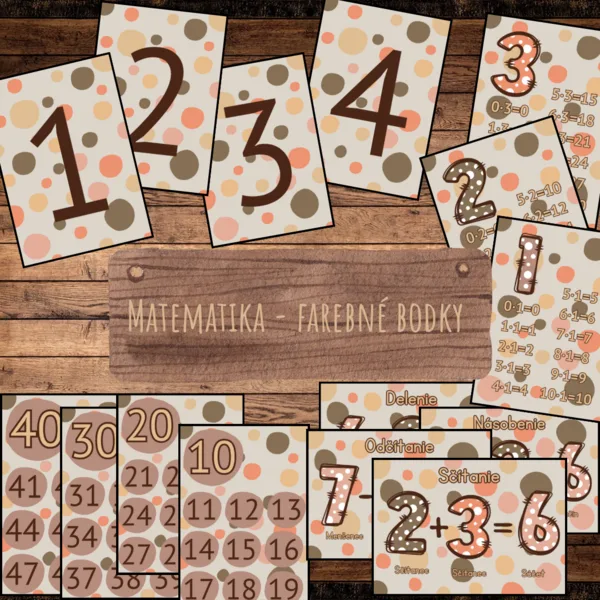 Matematika farebné bodky