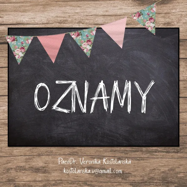 OZNAMY
