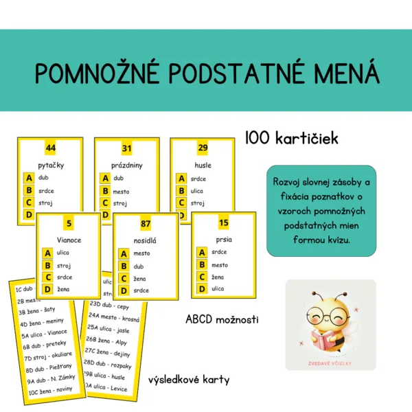 Pomnožné podstatné mená 