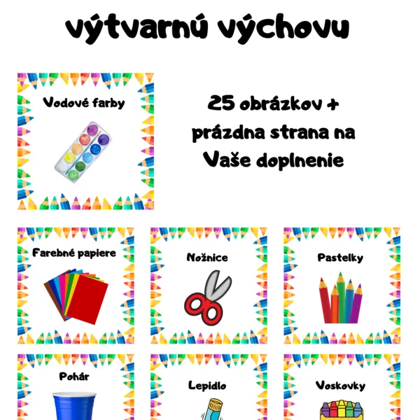 Obrázkové pomôcky na VYV