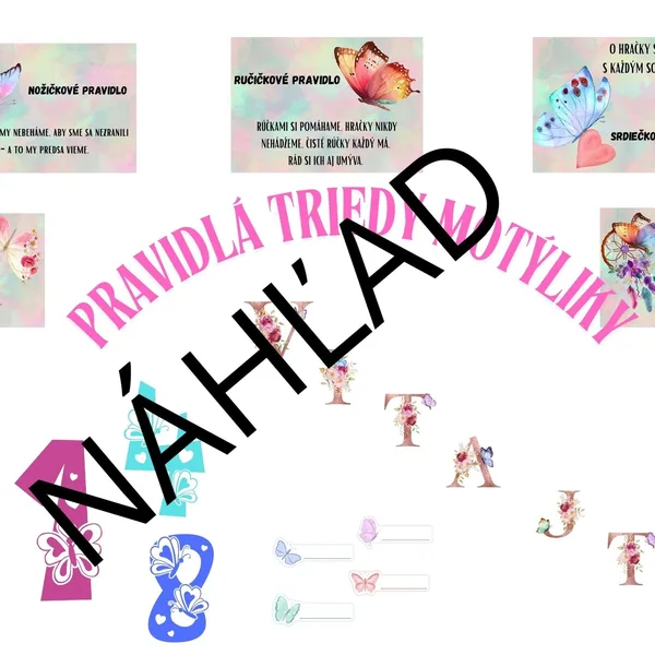Pravidlá triedy MOTÝLIKY