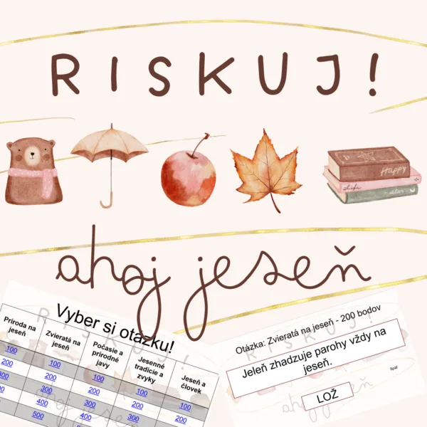 RISKUJ! - Ahoj jeseň