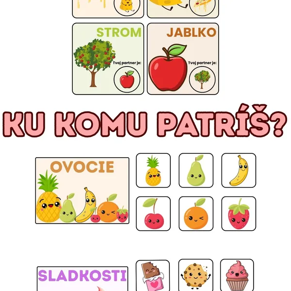Ku komu patríš? - Rozdeľovanie do dvojíc a skupín