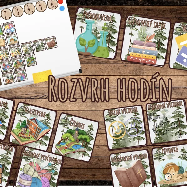 Rozvrh hodín les