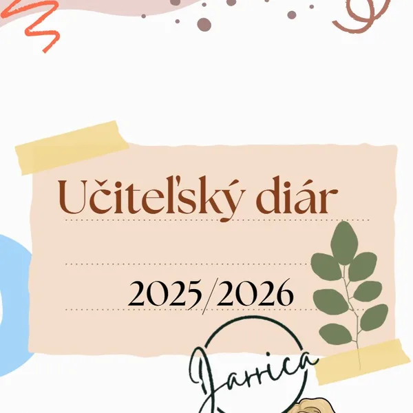 Učiteľský diár (farebný) 2025/2026
