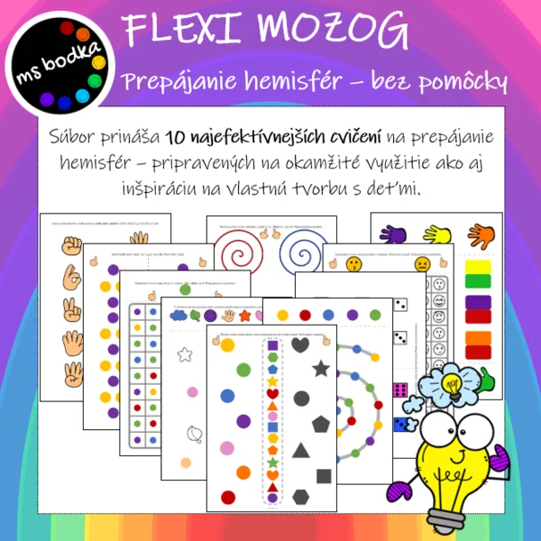 Mozgová gymnastika - FLEXI MOZOG prepájanie hemisfér 