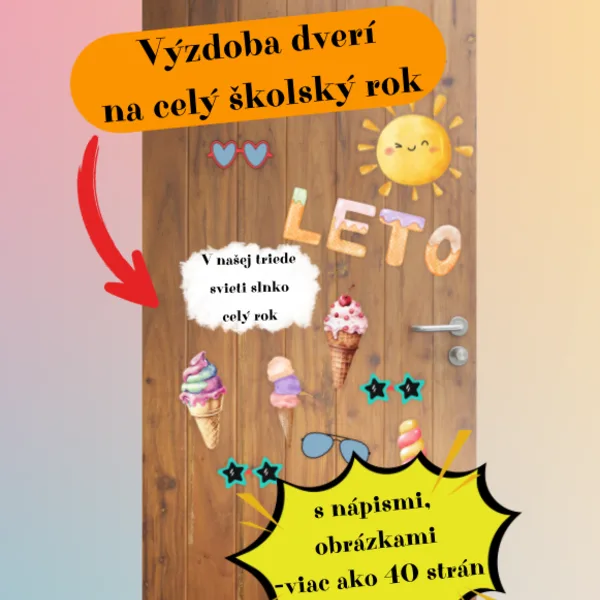 Výzdoba na dvere do triedy