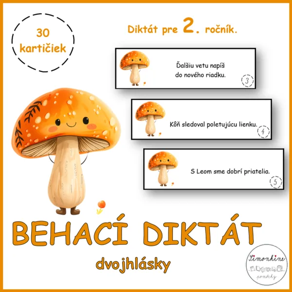 Behací diktát - dvojhlásky