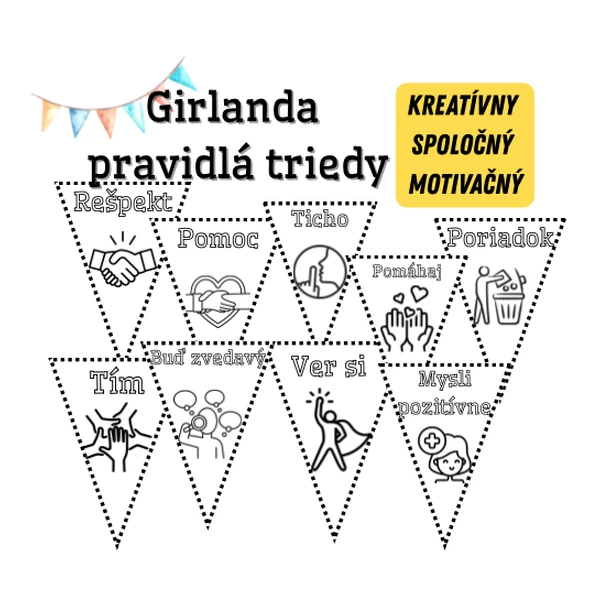 Girlanda pravidlá triedy