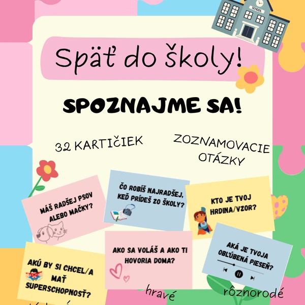 Späť do školy. Spoznajme sa!