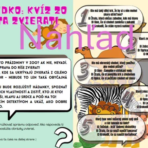 Poprázdninové aktivity