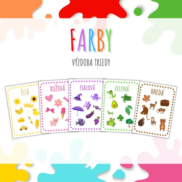 Farby - výzdoba triedy
