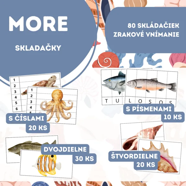 MORE - skladačky