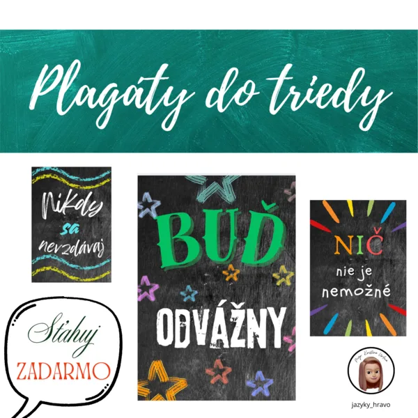 Plagáty do triedy