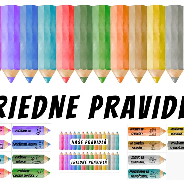 Pravidlá triedy ceruzky